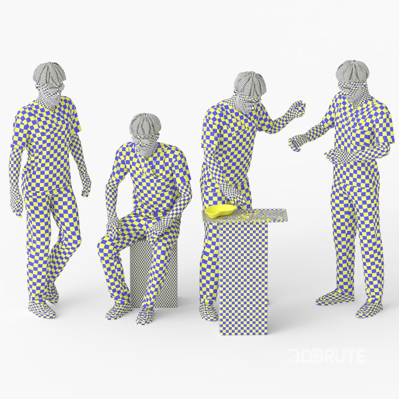 Doctor surgeon 04 poses Image 5