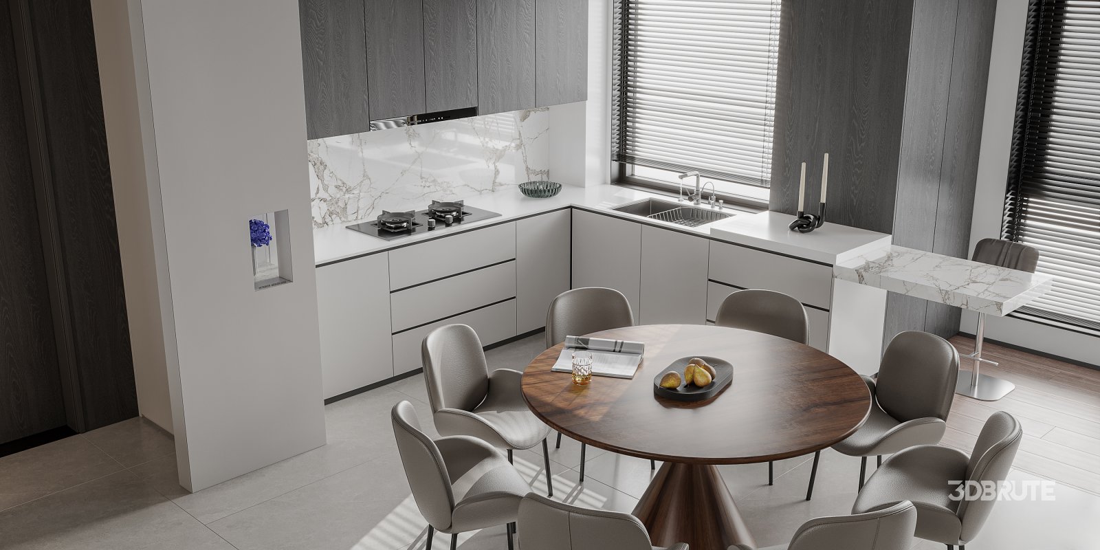 living room dining room Image 5