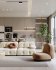 Modern living room and dining room interior scene - Thumbnail 4