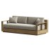 Bal Harbour Outdoor Teak Sofa - Thumbnail 4