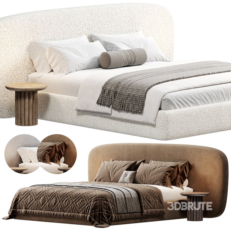 Soft bed Molina by Oneandhome Image 3