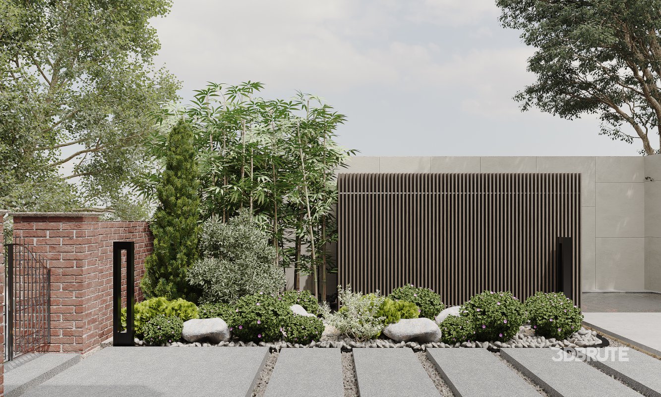 Luxury villa interior and courtyard Image 20