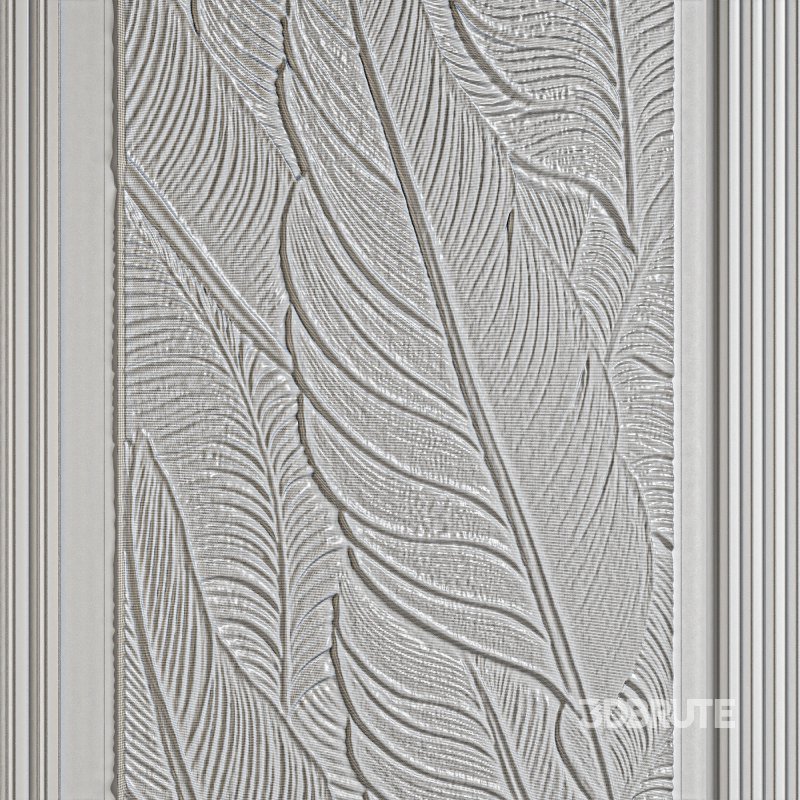 Wall panel with tropical leaves 012 Image 4