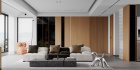 Modern living room and dining room interior scene - Thumbnail 4