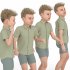 Casual Kid Boy 04 Poses - Thumbnail 5