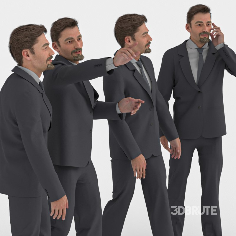 Boss Business man 04 poses Image 2