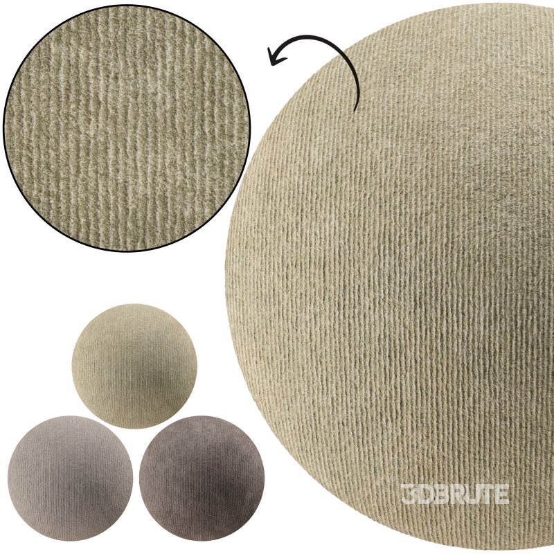 Ribbed Plaster 03 (Seamless) Image 1