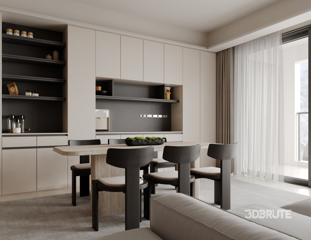 living room dining room Image 1