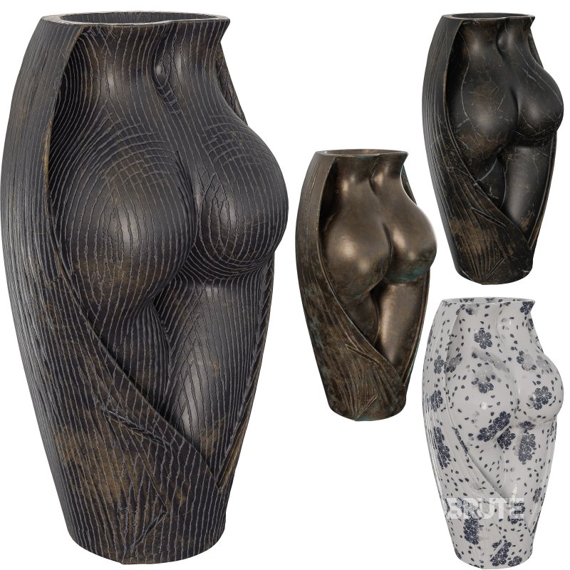 4 Type Material Butt Pot Image 1