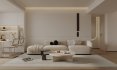 Modern living room and dining room interior scene - Thumbnail 4