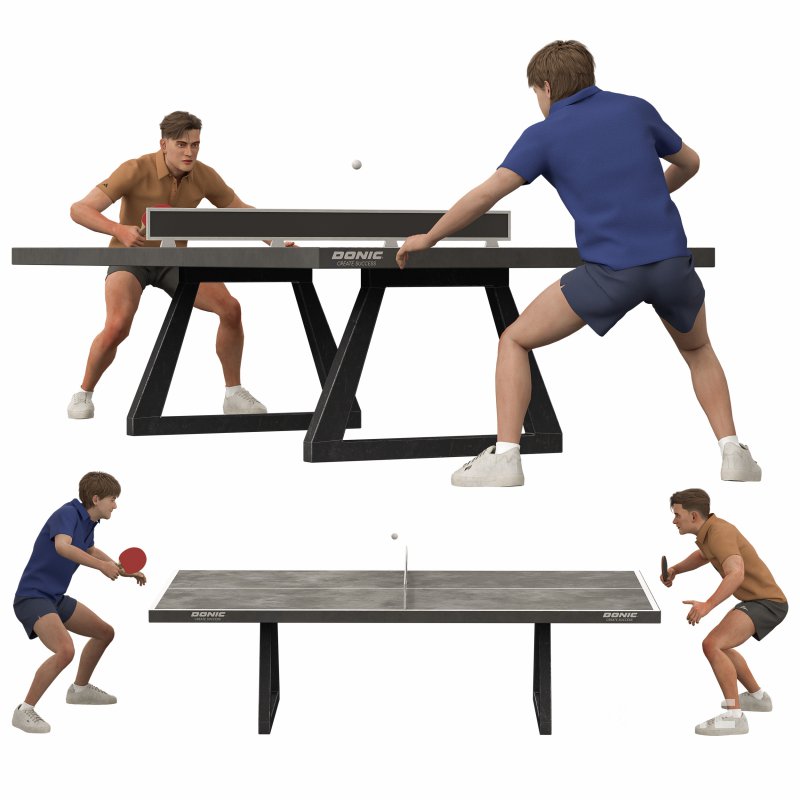 Man Table Tennis Image 6