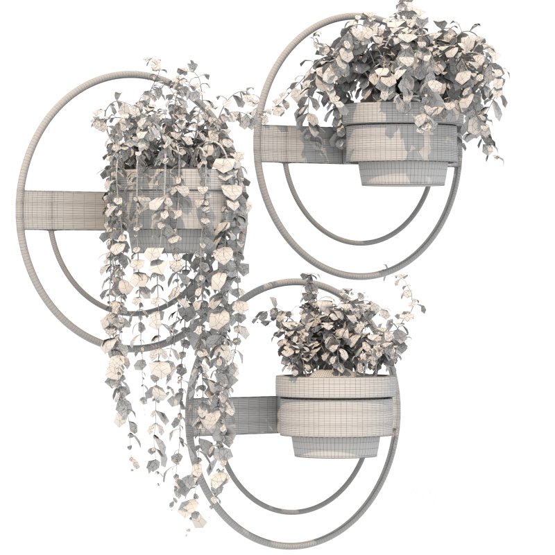 Modern Wall Planters With Geometric Designs Image 7