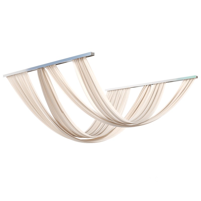 Ceiling Drape Curtain Panels vol 04 Image 1