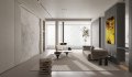 Modern living room and dining room interior scene - Thumbnail 13