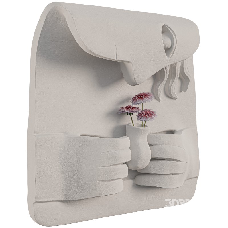 Wall Mounted Abstract Sculpture Image 3