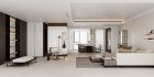 Modern living room and dining room interior scene - Thumbnail 1