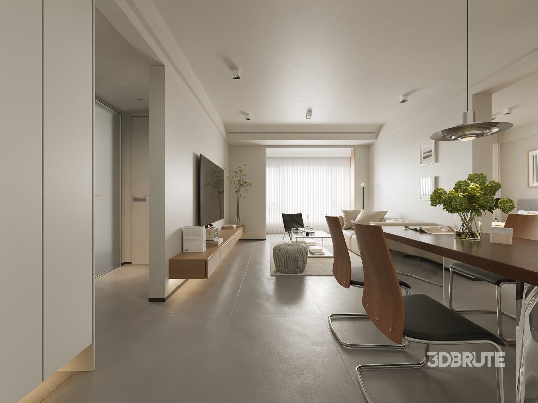 living room dining room bedroom Image 6