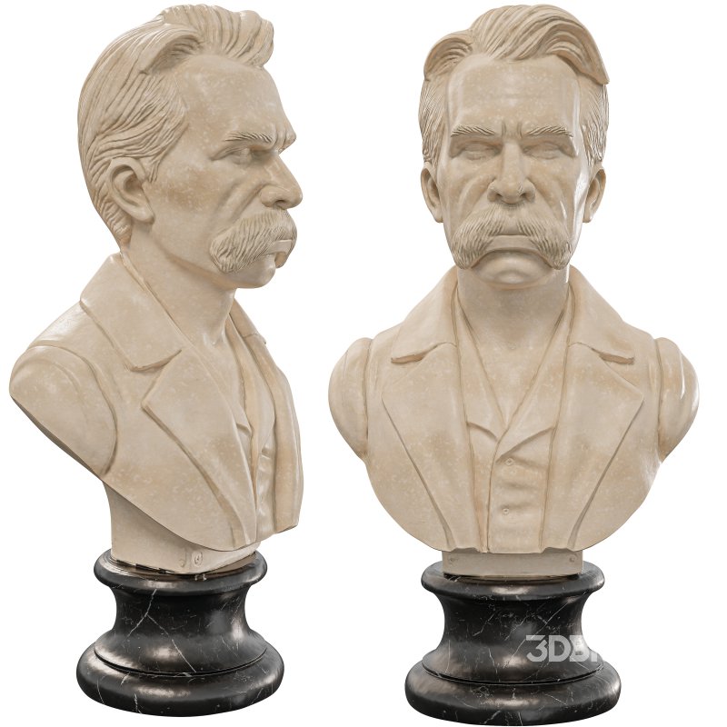 Nietzsche Philosopher Bust Image 6