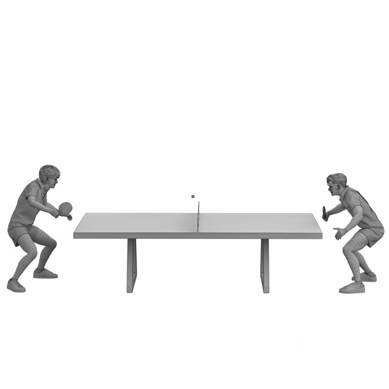Man Table Tennis Image 1