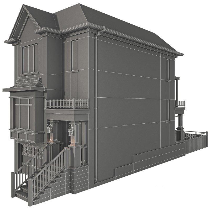 brick house with a pitched roof 02 Image 7