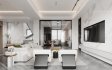 Modern living room and dining room interior scene - Thumbnail 2