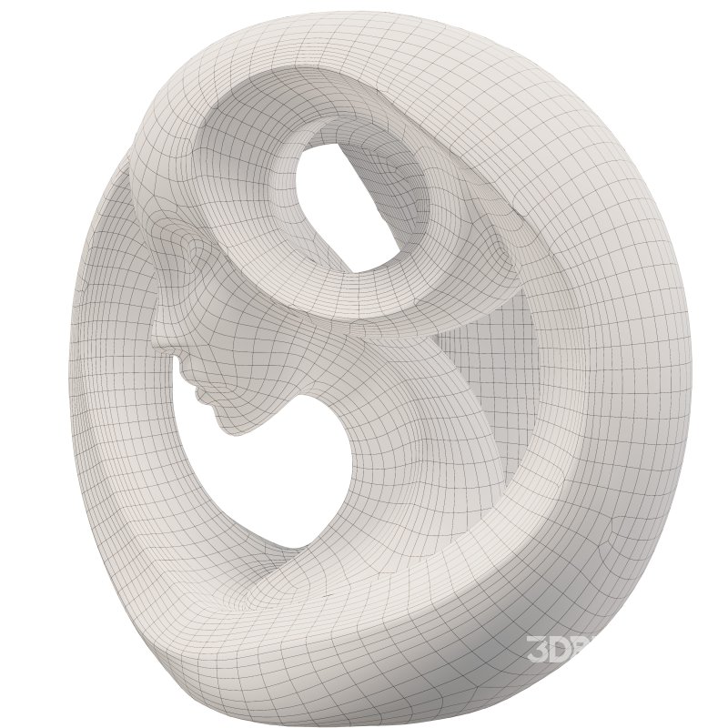 Abstract Profile Flowing Form Sculpture Image 1