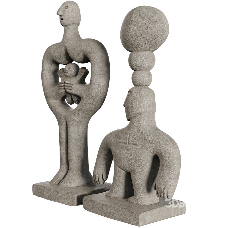 Concrete HIstorian Statue 02 Image 2