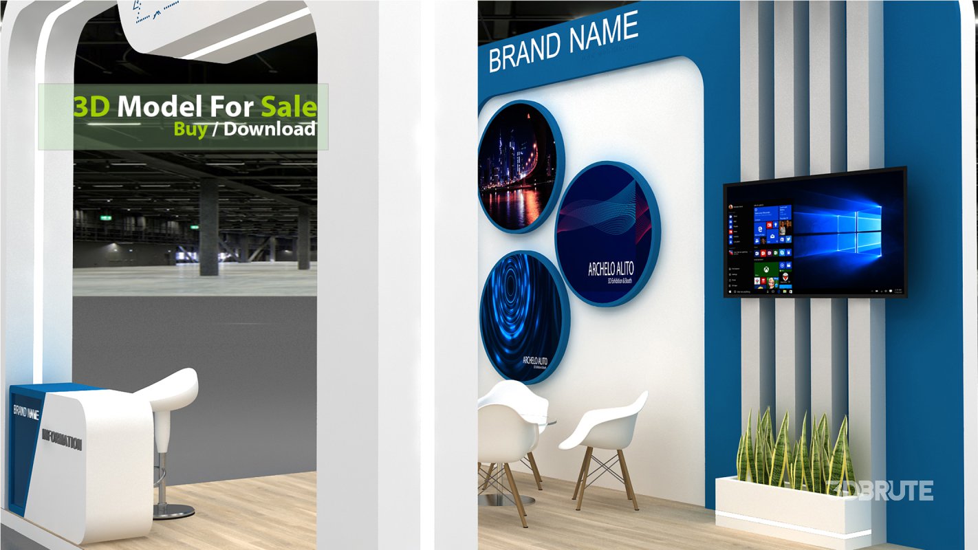 3d model booth Image 4