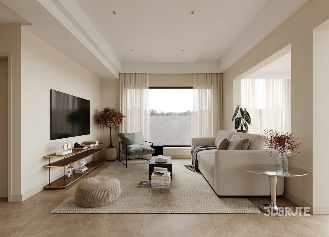 Eclectic living and dining room Image 7