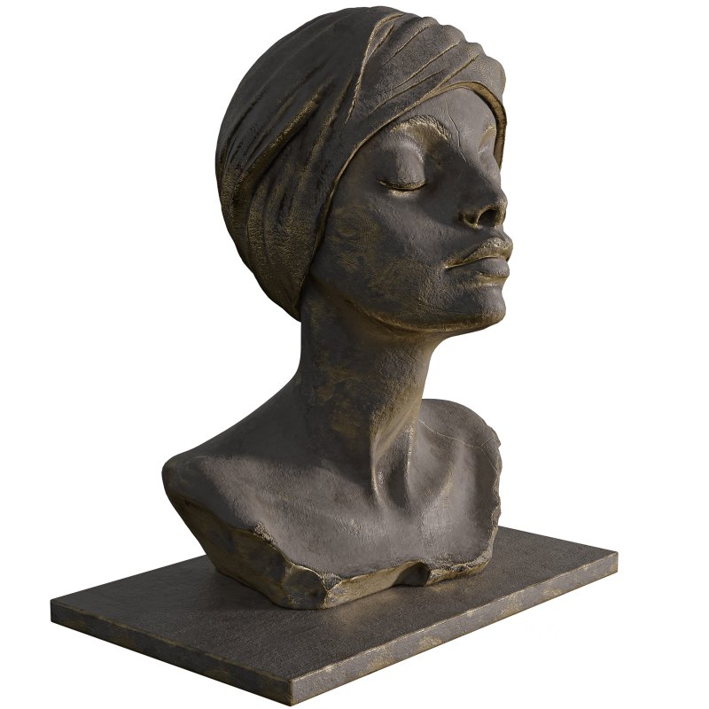 Old ancient wooden Sculpture Image 1