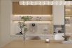 Modern living room and dining room bedroom interior scene - Thumbnail 2