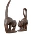Wooden cats Statue - Thumbnail 2