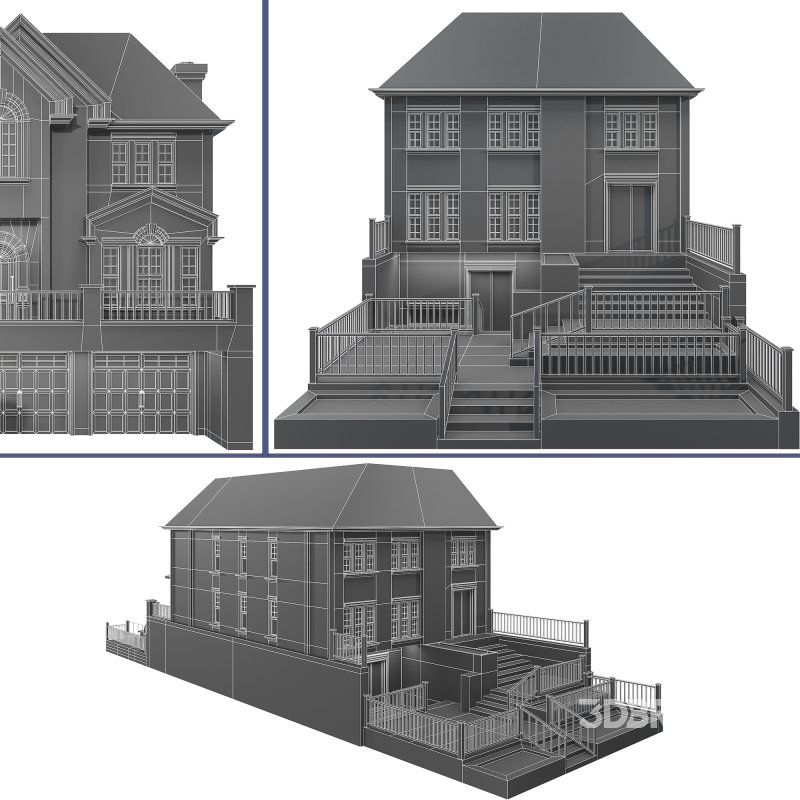brick house with a pitched roof 01 Image 7