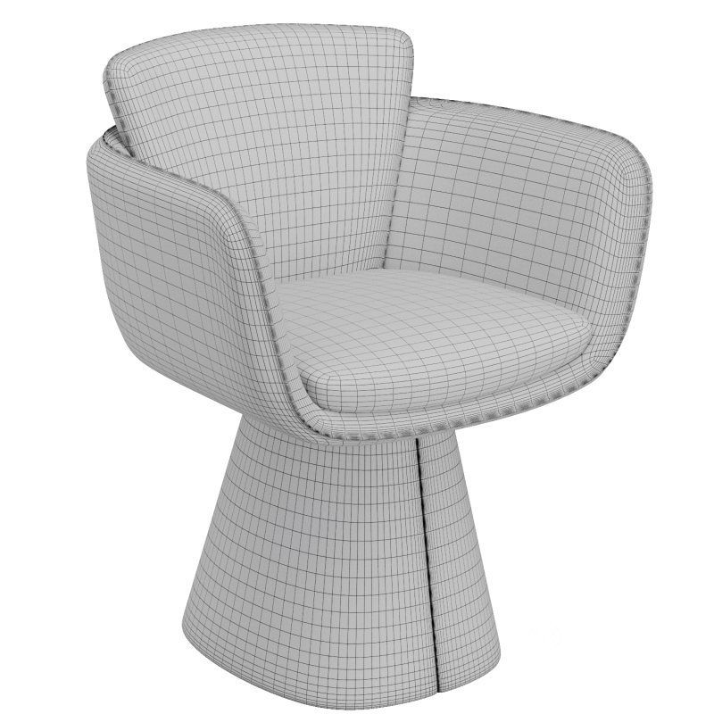 Rune Swivel Dining Chair Beige Image 6
