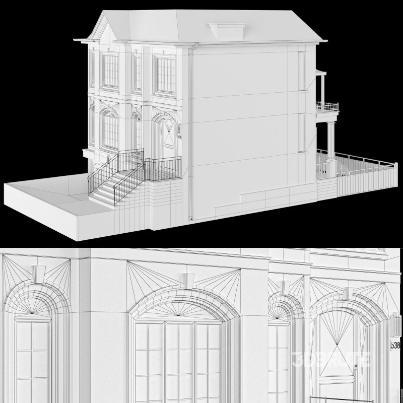 brick house with a pitched roof 03 Image 6