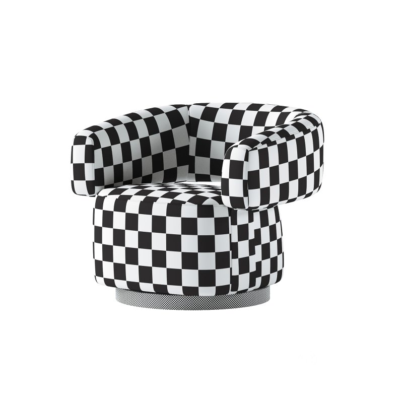 River Velvet Accent Chair Image 1