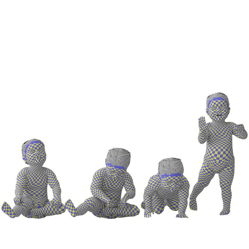 Boy Baby in 4 Poses Image 3