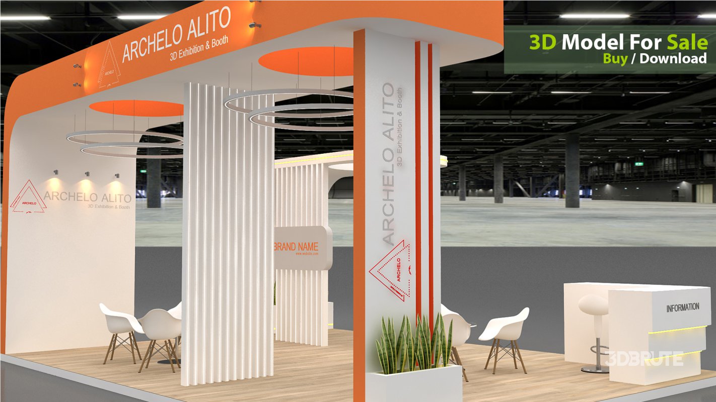 exhibition 3d model Image 2