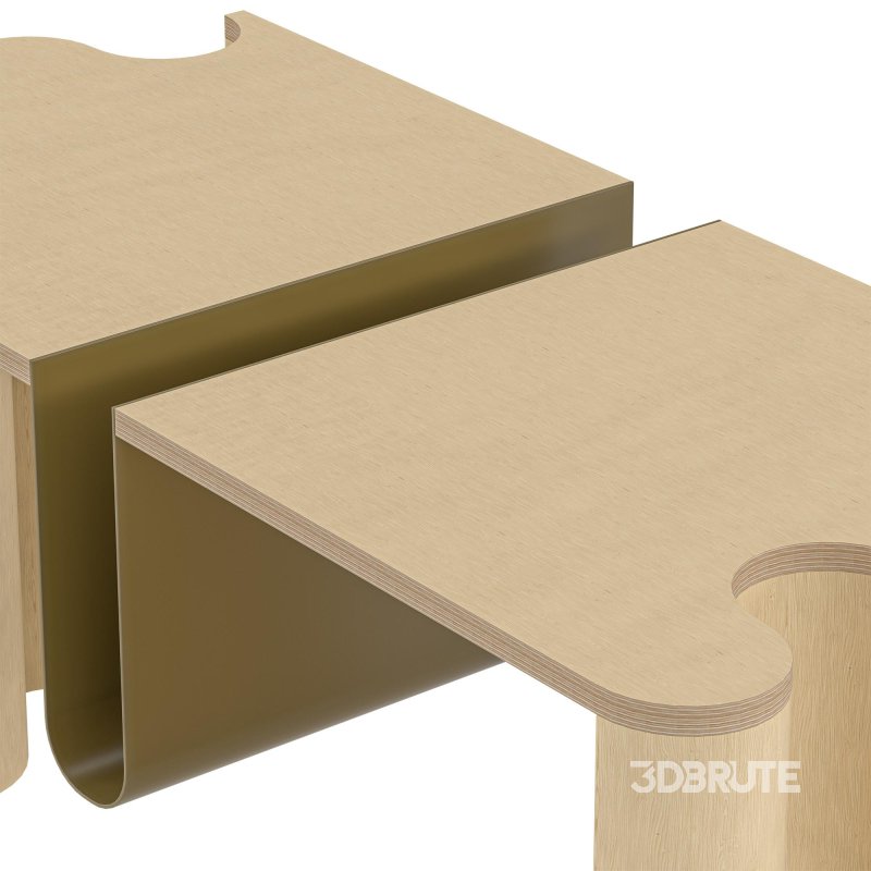 cloth coffee table Image 5