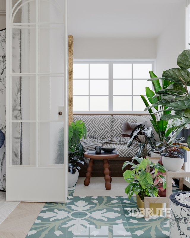 Eclectic living and dining room Image 3