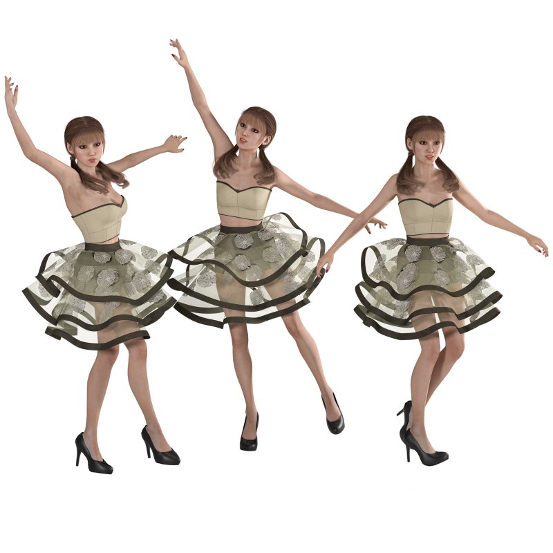 Asian Dancer girl 01 Image 2