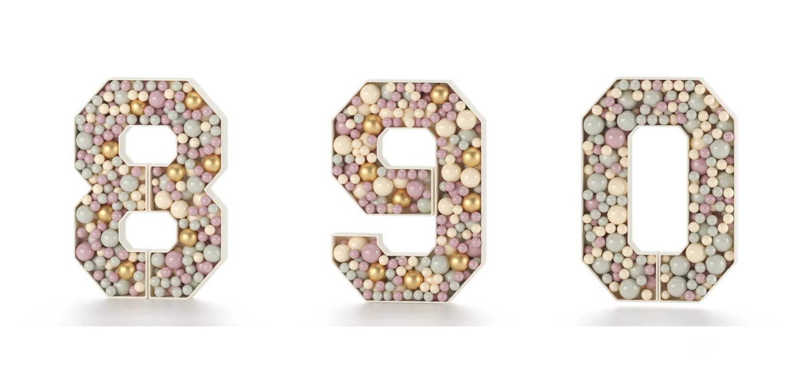 balloon in number for birthday Image 8