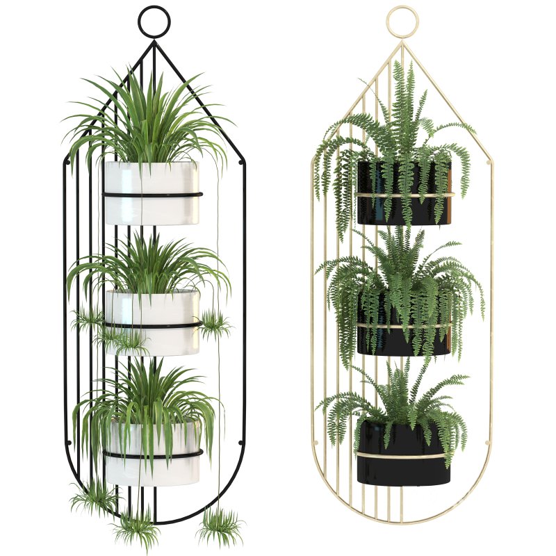 Metal Plant Set 04 Image 4