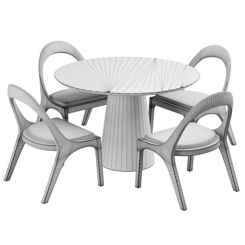Dinning chair and table302 Image 3