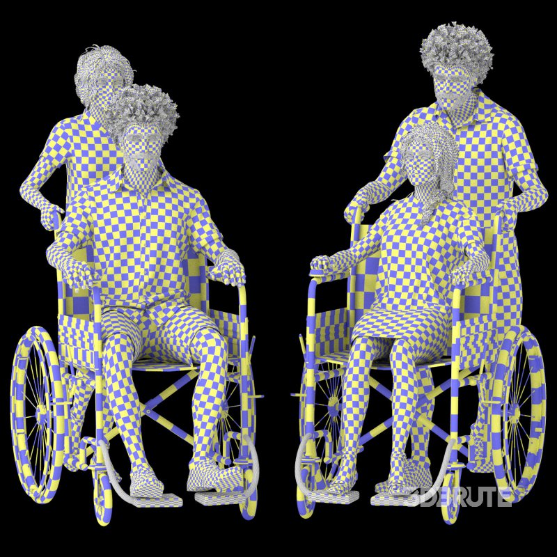 Man and Woman on Wheelchair Image 5