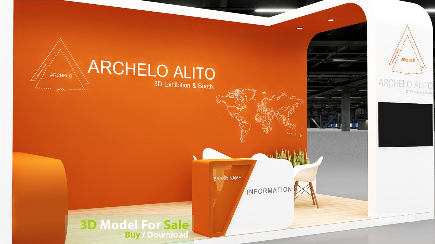 3D Exhibition Booth Model Image 6