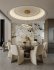 Modern living room and dining room interior scene - Thumbnail 4