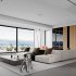 Modern living room and dining room interior scene - Thumbnail 7