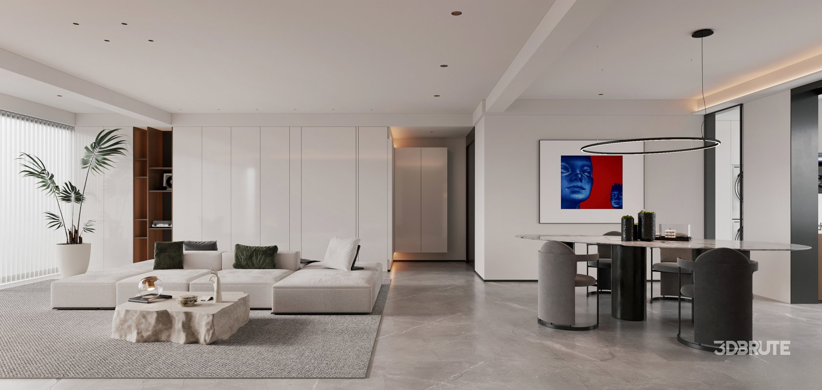 living room dining room Image 1