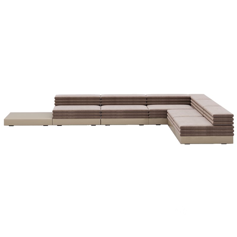 Acamante Modular Fabric Empress position Sofa By La Cividina01 Image 2